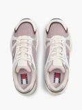 Multi Logo Mixed Texture Sneakers  Women