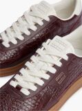 Κόκκινο The Greenwich Δερμάτινα Sneakers Με Croco Σχέδιο  Γυναίκες