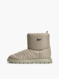 Beige Warm Lined Quilted Snow Boots  Women