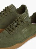 Πράσινο Σουέτ Sneakers Με Τρακτερωτή Σόλα  Γυναίκες