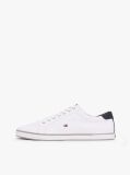 Άσπρο Δετά Sneakers Από Καμβά  Άνδρες