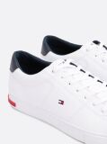 White Essential Leather Vulcanised Trainers  Men