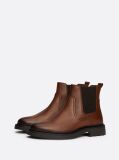 Brown Lightweight Leather Chelsea Boots  Men