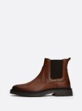Brown Lightweight Leather Chelsea Boots  Men