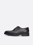 Black TH Monogram Leather Derby Shoes  Men