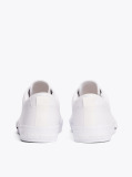 Άσπρο Δετά Δερμάτινα Sneakers Με Λογότυπο  Άνδρες