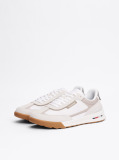 White Leather Cleat Classic Trainers  Men
