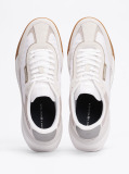 White Leather Cleat Classic Trainers  Men