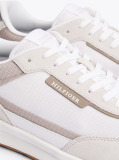 White Leather Cleat Classic Trainers  Men