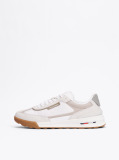 White Leather Cleat Classic Trainers  Men