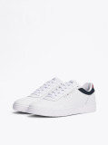 Άσπρο Basketball Sneakers Με Μίξη Υφών  Άνδρες