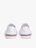 White Debossed Logo Trainers  Men