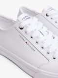 White Debossed Logo Trainers  Men