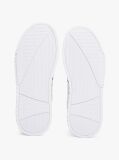 Άσπρο Δερμάτινα Sneakers Με Ανάγλυφο Λογότυπο  Άνδρες