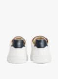 White Leather Cupsole Trainers  Men