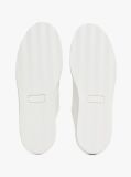 White Leather Cupsole Trainers  Men