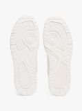 Beige Mixed Texture Basketball Trainers  Men