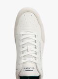 Beige Mixed Texture Basketball Trainers  Men