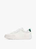 Beige Mixed Texture Basketball Trainers  Men