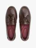 Καφέ Δερμάτινα Loafers Με Λεπτομέρεια  Άνδρες