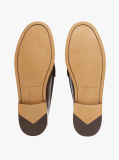 Καφέ Δερμάτινα Loafers Με Λεπτομέρεια  Άνδρες