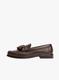 Καφέ Δερμάτινα Loafers Με Λεπτομέρεια  Άνδρες