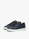 Blue Debossed Logo Trainers  Men