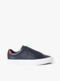 Blue Leather Cupsole Trainers  Men