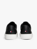 Μαύρο Δερμάτινα Sneakers  Άνδρες