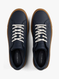 Μπλε Δερμάτινα Sneakers  Άνδρες