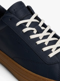 Μπλε Δερμάτινα Sneakers  Άνδρες
