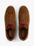 Brown Suede Cupsole Trainers  Men