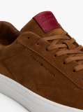 Brown Suede Cupsole Trainers  Men