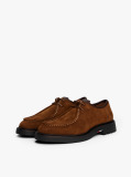 Brown Lightweight Suede Moc Toe Shoes  Men