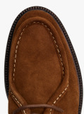 Brown Lightweight Suede Moc Toe Shoes  Men