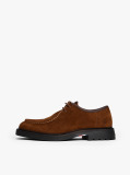 Brown Lightweight Suede Moc Toe Shoes  Men