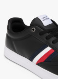 Black Icon Signature Tape Court Trainers  Men