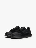 Μαύρο Δερμάτινα Sneakers  Άνδρες