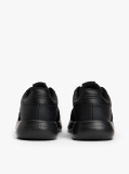 Μαύρο Δερμάτινα Sneakers  Άνδρες