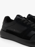 Μαύρο Δερμάτινα Sneakers  Άνδρες