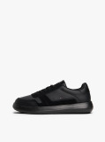Μαύρο Δερμάτινα Sneakers  Άνδρες
