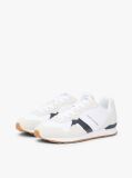 Άσπρο Sneakers Με Μίξη Υφών Και Σουέτ  Άνδρες