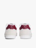 White Lightweight Sneakers With Leather  Men