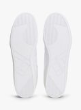 White Lightweight Sneakers With Leather  Men