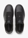Μαύρο Δερμάτινα Basketball Sneakers  Άνδρες