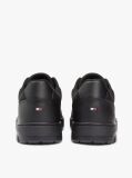 Μαύρο Δερμάτινα Basketball Sneakers  Άνδρες