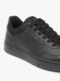Μαύρο Δερμάτινα Basketball Sneakers  Άνδρες