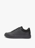 Μαύρο Δερμάτινα Basketball Sneakers  Άνδρες