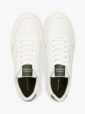Beige Lightweight Basketball Trainers With Leather  Men