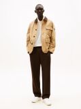 Beige Lightweight Basketball Trainers With Leather  Men